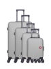 SWISS KOPPER 4 tlg. Kofferset SPIEZ M in Grau (95L/64L/37L/26L)