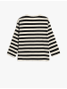 KOTON T-shirt in Schwarz Gestreift