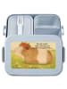 Mr. & Mrs. Panda Snackbox Meerschweinchen Weisheit Design mit Sp... in Blau Pastell