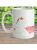 Mr. & Mrs. Panda Tasse Einhorn Schwein ohne Spruch in Weiß