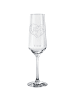 Mr. & Mrs. Panda Sektglas Otter Herz ohne Spruch in Transparent