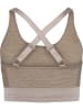 Hummel Hummel Sports Top Hmlclea Yoga Damen Atmungsaktiv Schnelltrocknend Nahtlosen in CHATEAU GRAY/DRIFTWOOD MELANGE