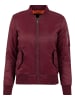 Urban Classics Urban Classics Damen Ladies Basic Bomber Jacket in burgundy