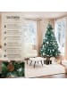 tectake Christbaum künstlich Tannenbaum 180 cm Kiefernzapfen Grün