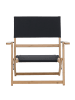 MCW 2er-Set Bambus Campingstuhl Q42, Schwarz