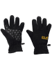 Jack Wolfskin Handschuhe Fleece in Schwarz