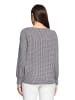 Betty Barclay Casual-Shirt mit Gummizug in Weiß/Schwarz