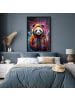 MuchoWow Poster mit Bilderrahmen Orange