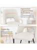 COSTWAY 2er Set Esszimmerstühle in Beige