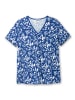 sheego T-Shirt in blaubeere-gemustert