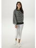Aniston SELECTED Strickpullover in schwarz-weiß