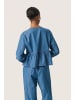 Soaked in Luxury Langarm - Hemd SLChamy Feminine Form in Medium Blue Denim