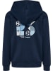 Hummel Kinder Hoodie "Graphic Hoodie" in Blau
