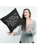 Mr. & Mrs. Panda 40x40 Kissen Ich liebe die Menschen,... mit Spruch in Schwarz
