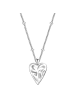 Glanzstücke München Kette Herz aus Sterling Silber in silber