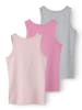 TWO SOON 3er-Pack Tanktop in Grey Melange