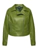 Ulla Popken Lederjacke in olive