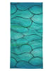 Juniqe Handtuch "Sea Waves Pattern" in Blau & Türkis