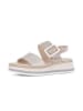 Gabor Plateau Sandalen in beige