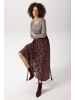 Aniston CASUAL Langarmshirt in mauve-schwarz