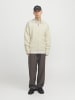 Jack & Jones Strickjacke in Cloud Dancer