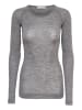 Seamless Basic T-shirt Woolen Jade in Grey Melange
