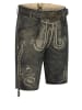 Stockerpoint Lederhose kurz Tristan in Torf