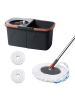 relaxdays Wischmopp-Set in Grau - 14 l