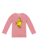 Logoshirt Langarmshirt Die Sendung mit der Maus - Ente in hellrosa