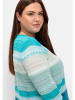 sheego Pullover in mint gestreift