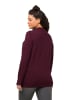 Ulla Popken Pullover in dunkle beere