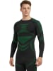 normani 2x Herren Thermo Langarmshirt in Schwarz/Grün