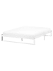 Beliani Doppelbett TALAIRAN in Weiß - (W) 165 x (H) 31 x (L) 205 cm