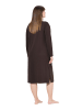 Ulla Popken Nachthemd in pinienbraun