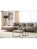 Beliani Ecksofa MARIFERD in Braun/Schwarz - (W) 316 x (H) 79 x (L) 146 cm