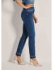 MADELEINE Slim Fit Jeans mit Kettendetails in darkblue