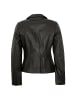 JILANI Lederblazer Lammnappa in Schwarz