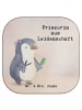 Mr. & Mrs. Panda Bierdeckel Friseurin Leidenschaft Design mit Sp... in Weiß