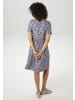 Aniston CASUAL Sommerkleid in schwarz-hellblau