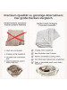 nordic coast company  Musselindecke, Puckdecke, Einschlagdecke, Babydecke Musselin, atmungsaktiv