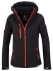 Rock Creek Jacke in Schwarz meliert