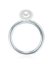Valero Pearls Ring Sterling Silber Süßwasser-Zuchtperle in silber