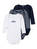 name it Baby Body langarm 3er Pack in dark sapphire