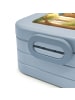 Mr. & Mrs. Panda Bentobox Bär Kind Pommes Design ohne Spruch in Blau Pastell