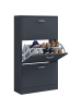 ebuy24 Schuhschrank SiposL anthrazit Anthrazit 59 x 22 cm