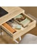SoBuy Schreibtisch in Hell-Eiche - (W) 50 x (H) 100 x (L) 80 cm