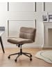 Beliani Bürostuhl CATLIN in Beige/Schwarz - (W) 64 x (H) 80 x (L) 68 cm