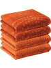 REDBEST Frottier, Jacquard Handtuch 4er-Pack Lubbock in terra