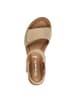 Tamaris Keilsandaletten in Beige