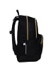 BECKMANN Rucksack Sport Junior 30L Black Gold in schwarz